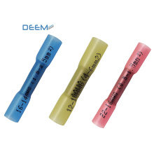 DEEM High abrasion Insulated Wire Crimp Butt Splice Connector Red/Blue/Yellow
